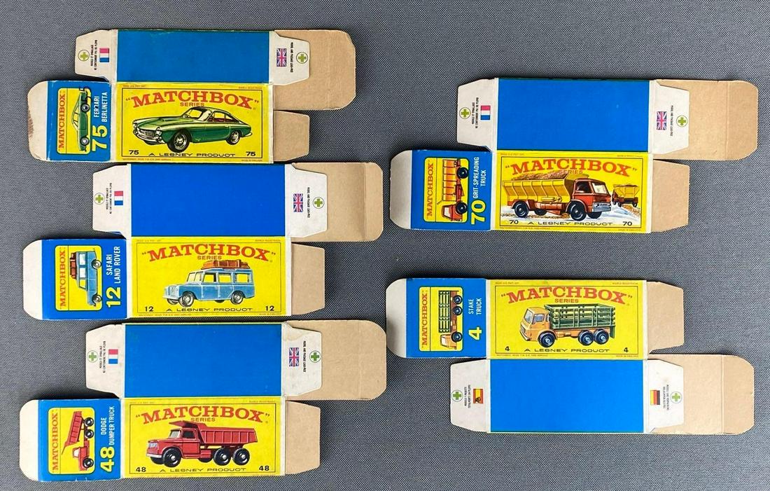 Group of 5 Matchbox Series E Type Boxes (1 of 5)