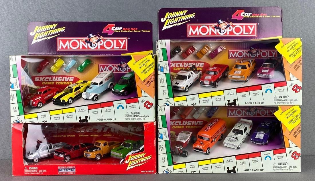 Group of 4 Johnny Lightning Die Cast Vehicle Sets (1 of 4)