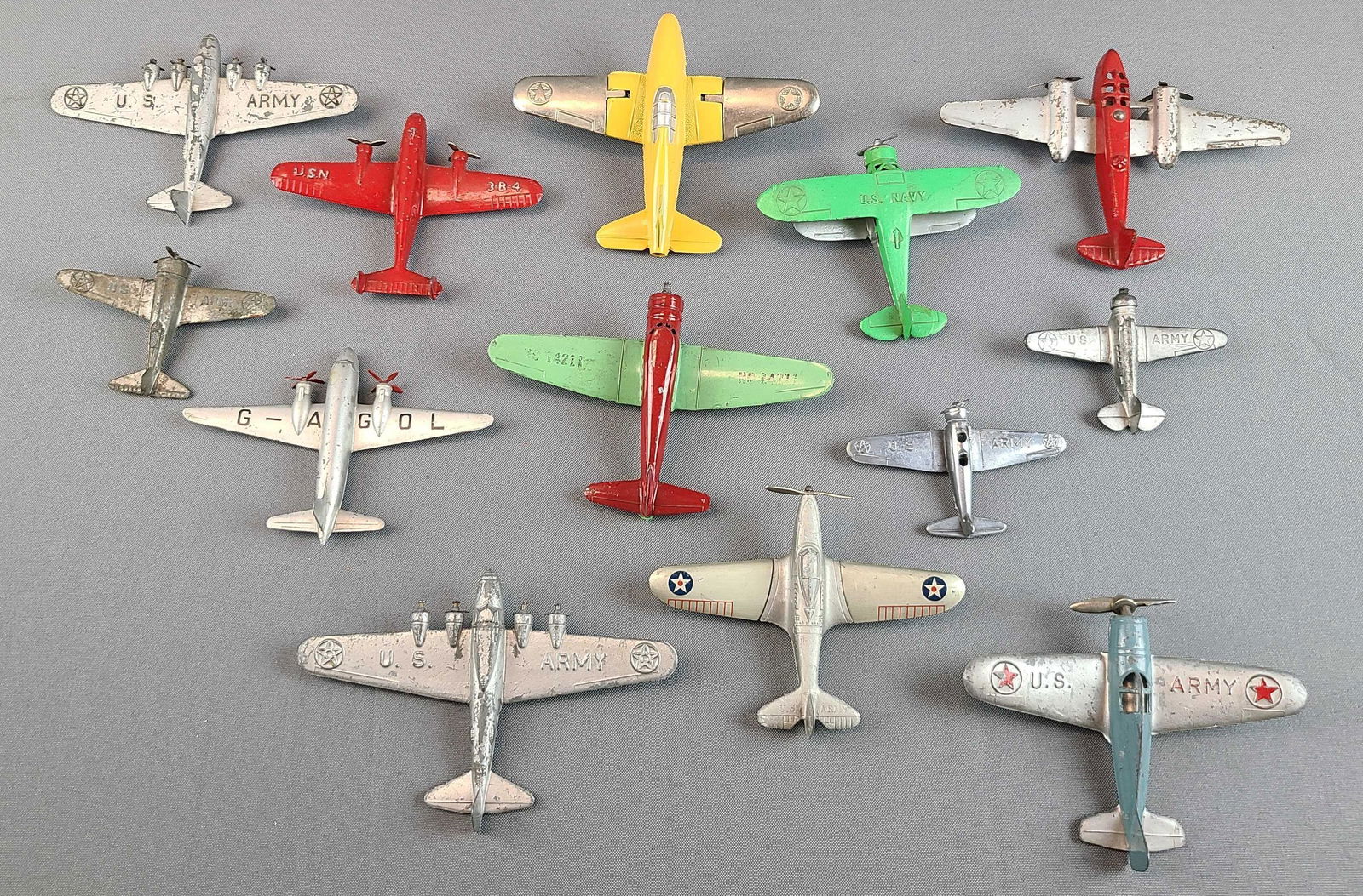 Group of 13 Toy Airplanes (1 of 7)