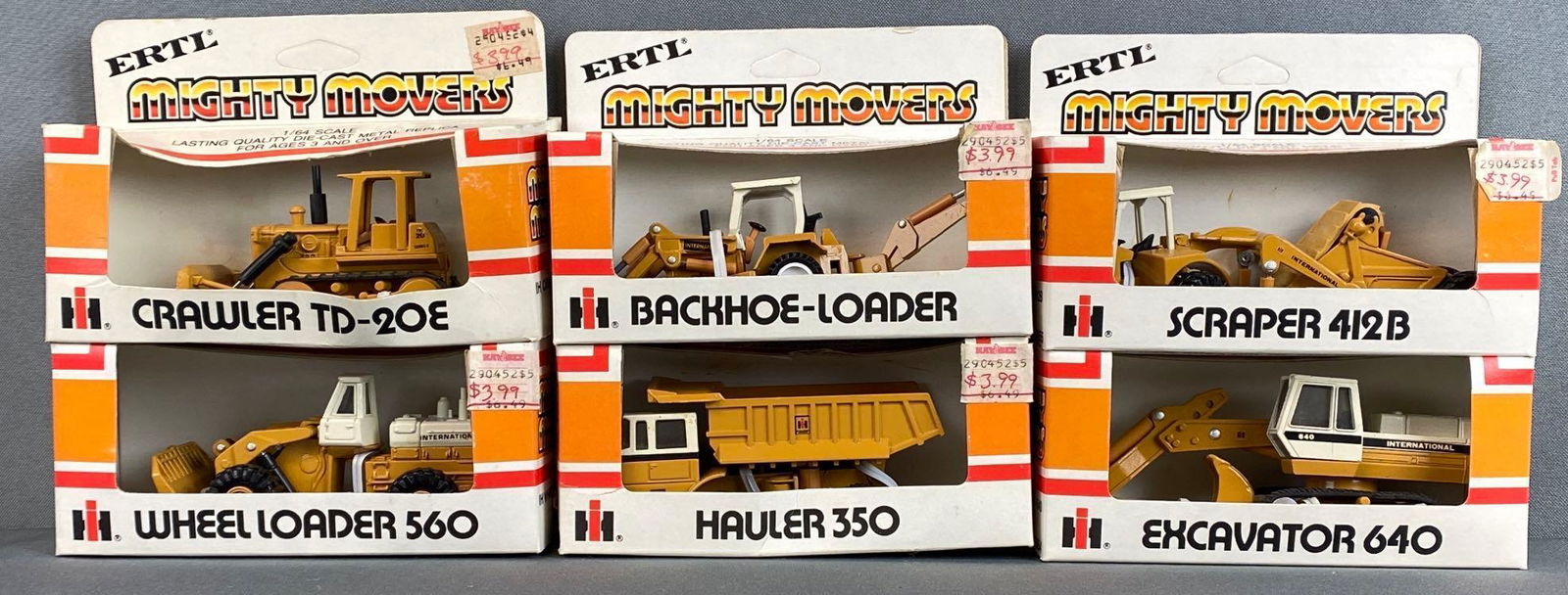 Group of 6 ERTL Mighty Movers Die-Cast Vehicles (1 of 11)