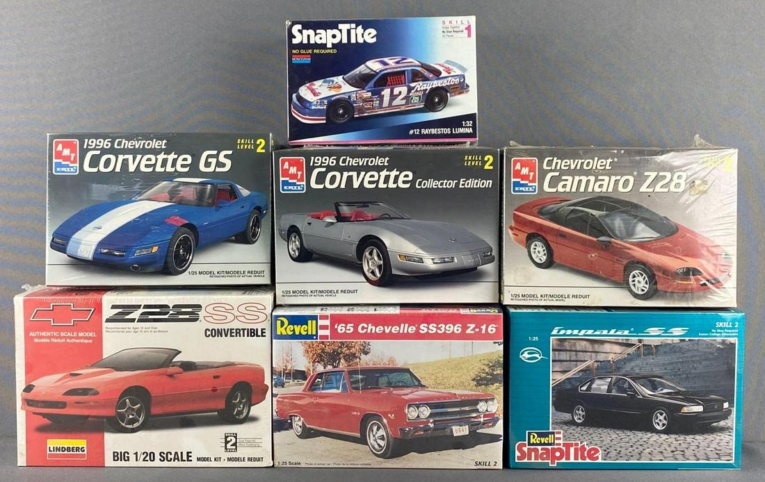 Group of 7 Assorted Model Vehicle Kits (1 of 3)