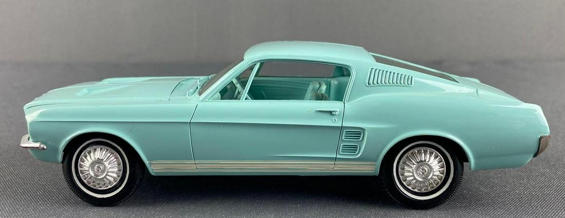 AMT 1967 Ford GT Mustang Dealership Promo Car: 2 1/4 x 7 inches. Friction is working.