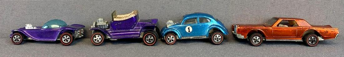 Group of 4 Mattel Hot Wheels Red Lined Tires (1 of 6)