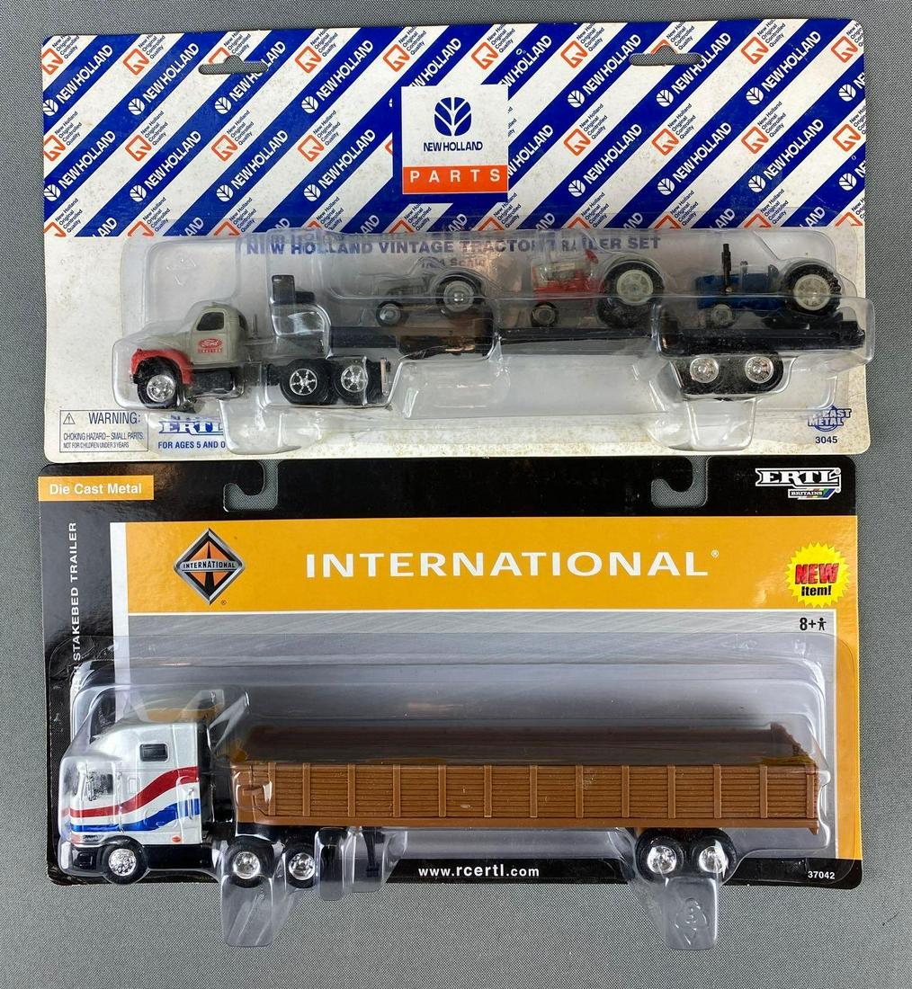 2 ERTL Die Cast Trucks with Trailers (1 of 5)