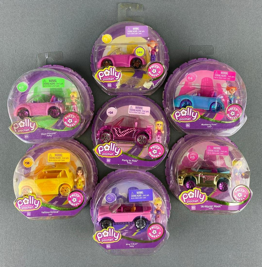 Group of 7 Polly Pocket Polly Wheels (1 of 5)