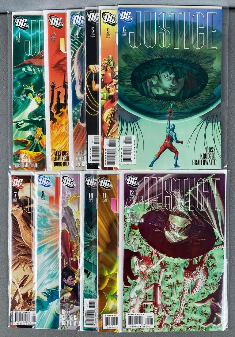 Group of 12 DC Comics Justice Comic Books (1 of 4)