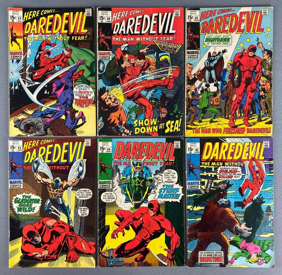 Group of 6 Marvel Comics Daredevil Comic Books (1 of 7)