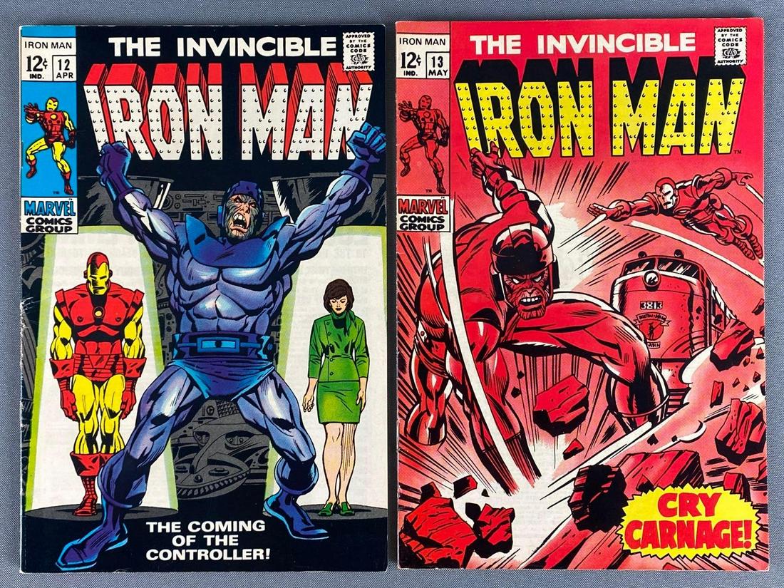 Group of 2 Invincible Iron Man Comic Books (1 of 12)