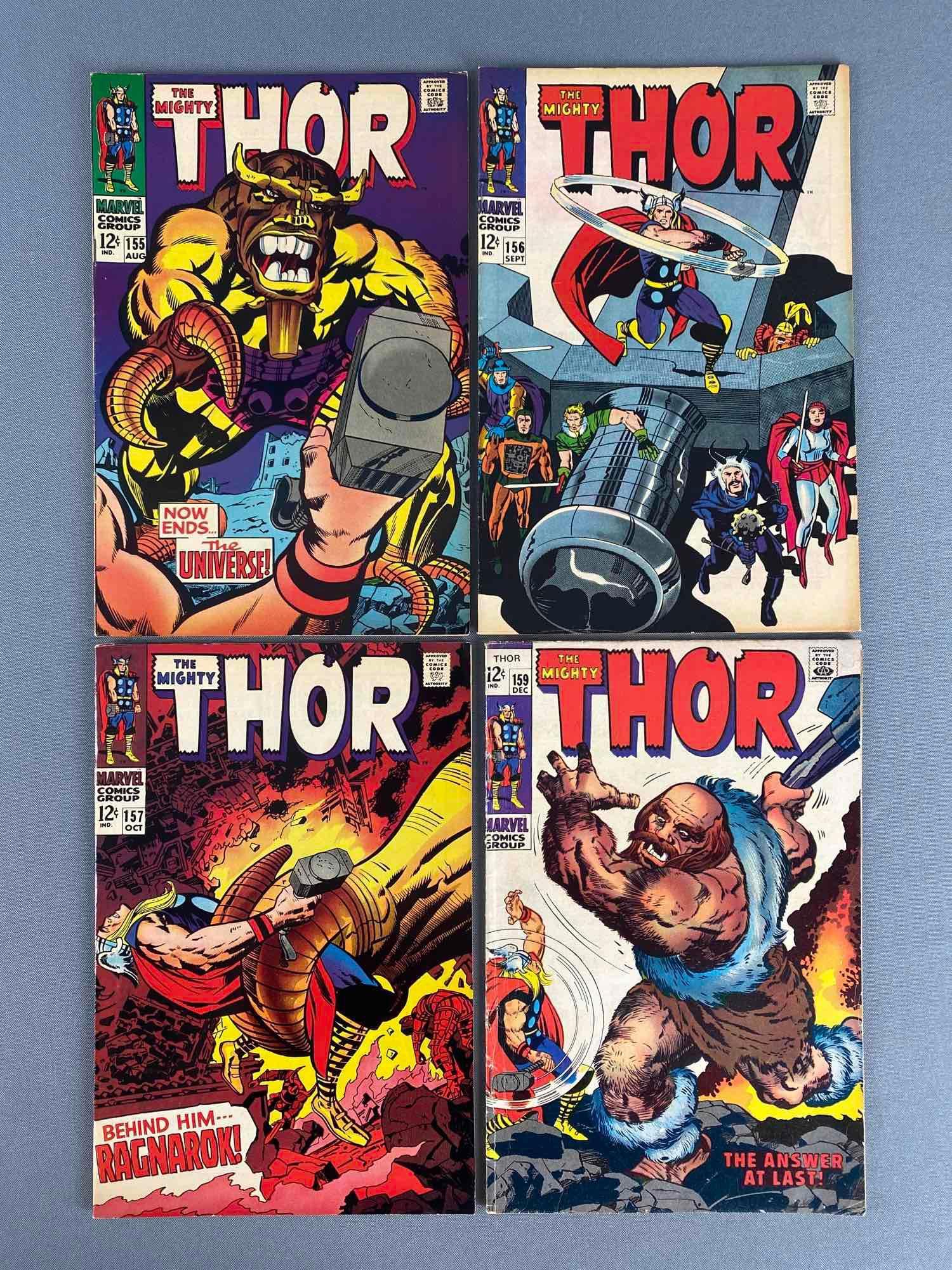 Group of 4 Marvel Comics The Mighty Thor Comic Books (1 of 8)