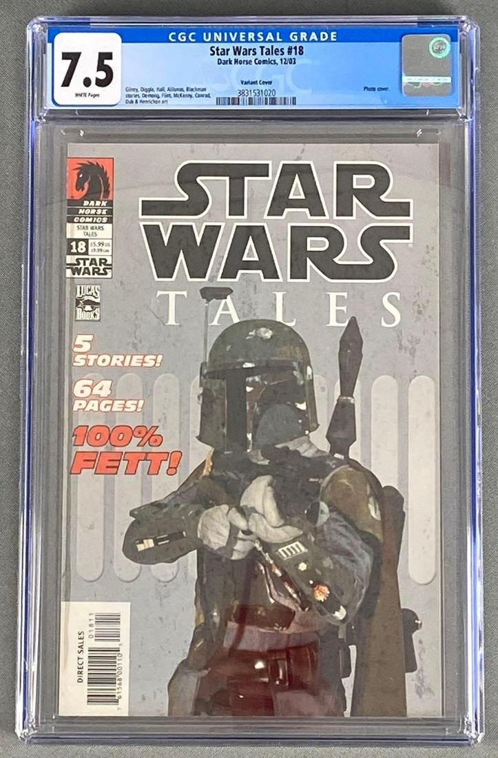 CGC Graded Dark Horse Comics Star Wars Tales No. 18 (1 of 7)