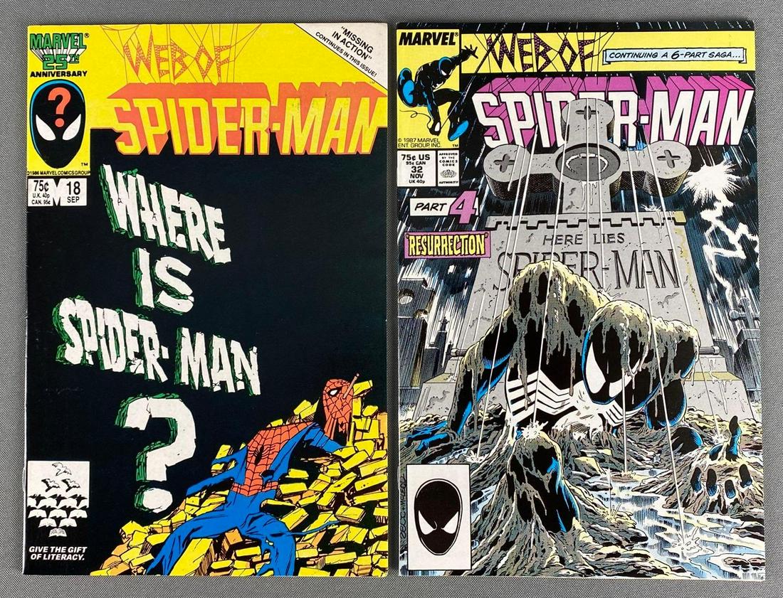 Group of 2 Marvel Comics Wb of Spider-Man Comic Books (1 of 12)