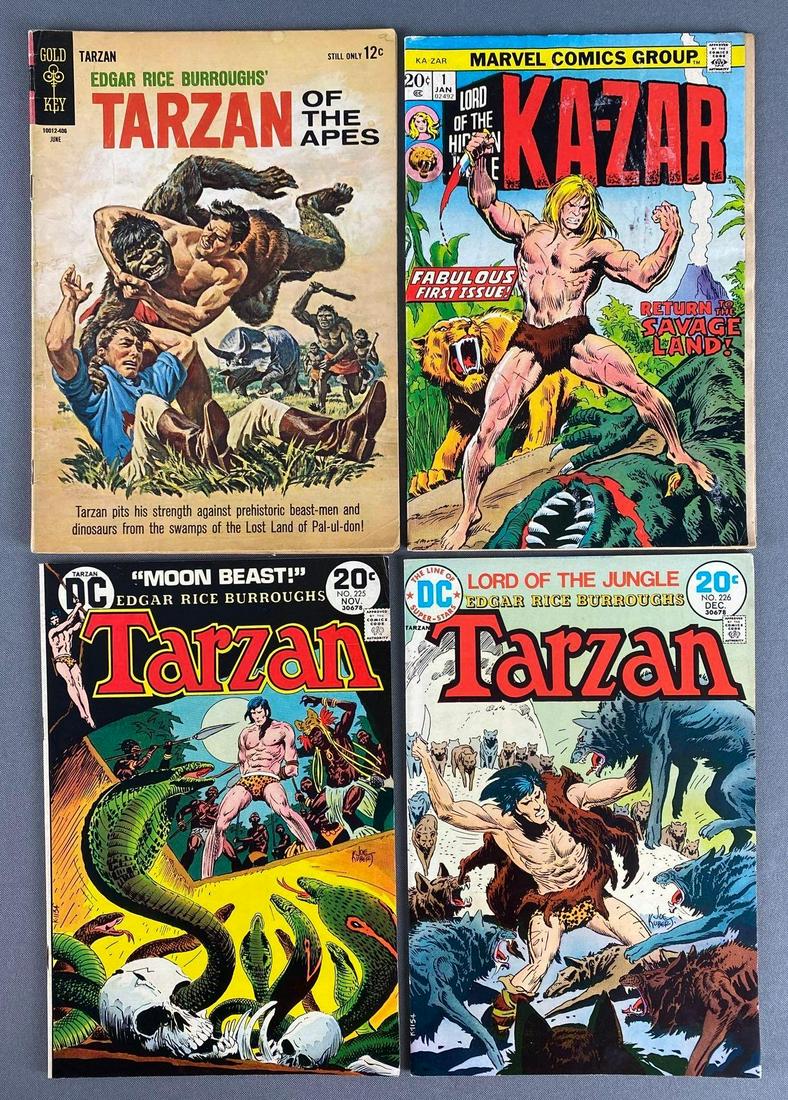 Group of 4 Assorted Tarzan and Ka-Zar Comic Books (1 of 8)