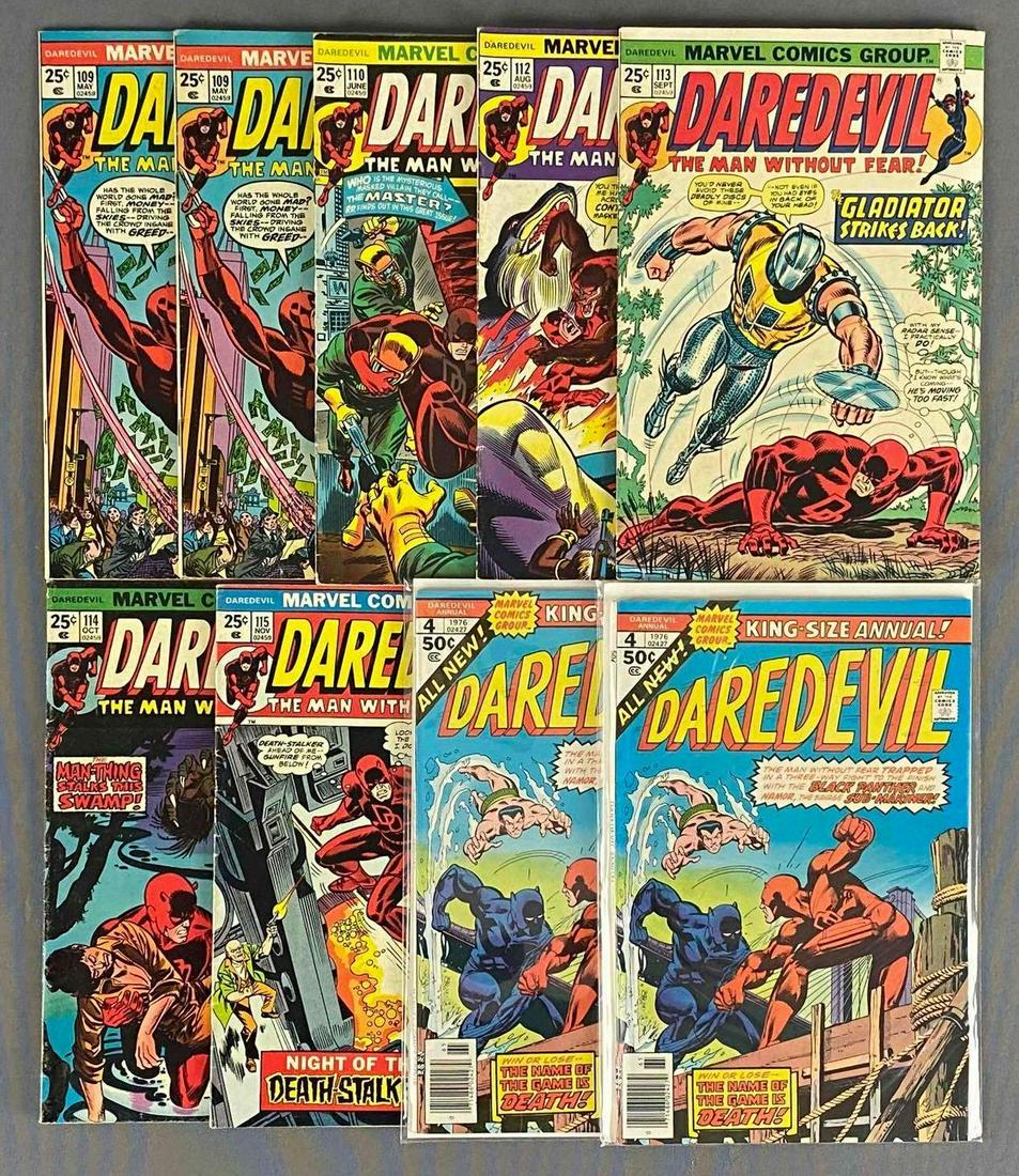 Group of 9 Marvel Comics Daredevil Comic Books (1 of 3)