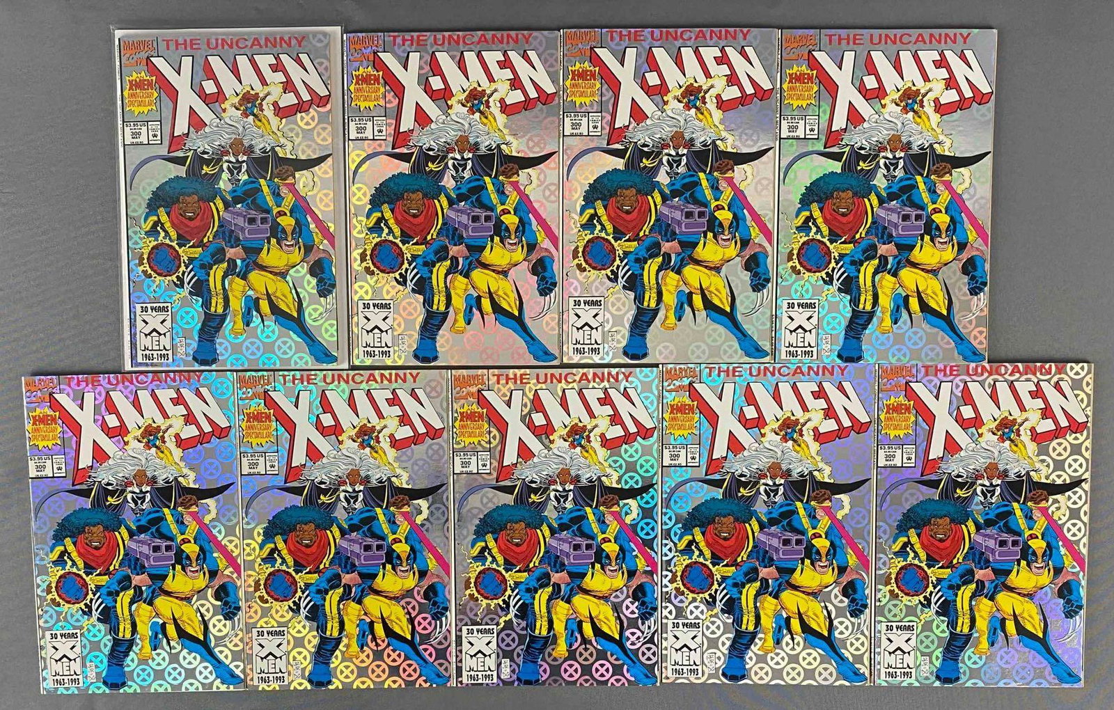 Group of 9 Marvel Comics The Uncanny X-Men Comic Books (1 of 4)