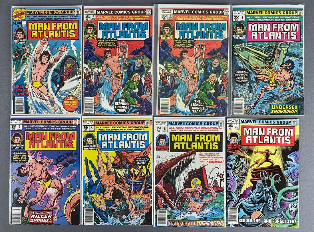 Group of 8 Marvel Comics Man From Atlantis Comic Books (1 of 3)