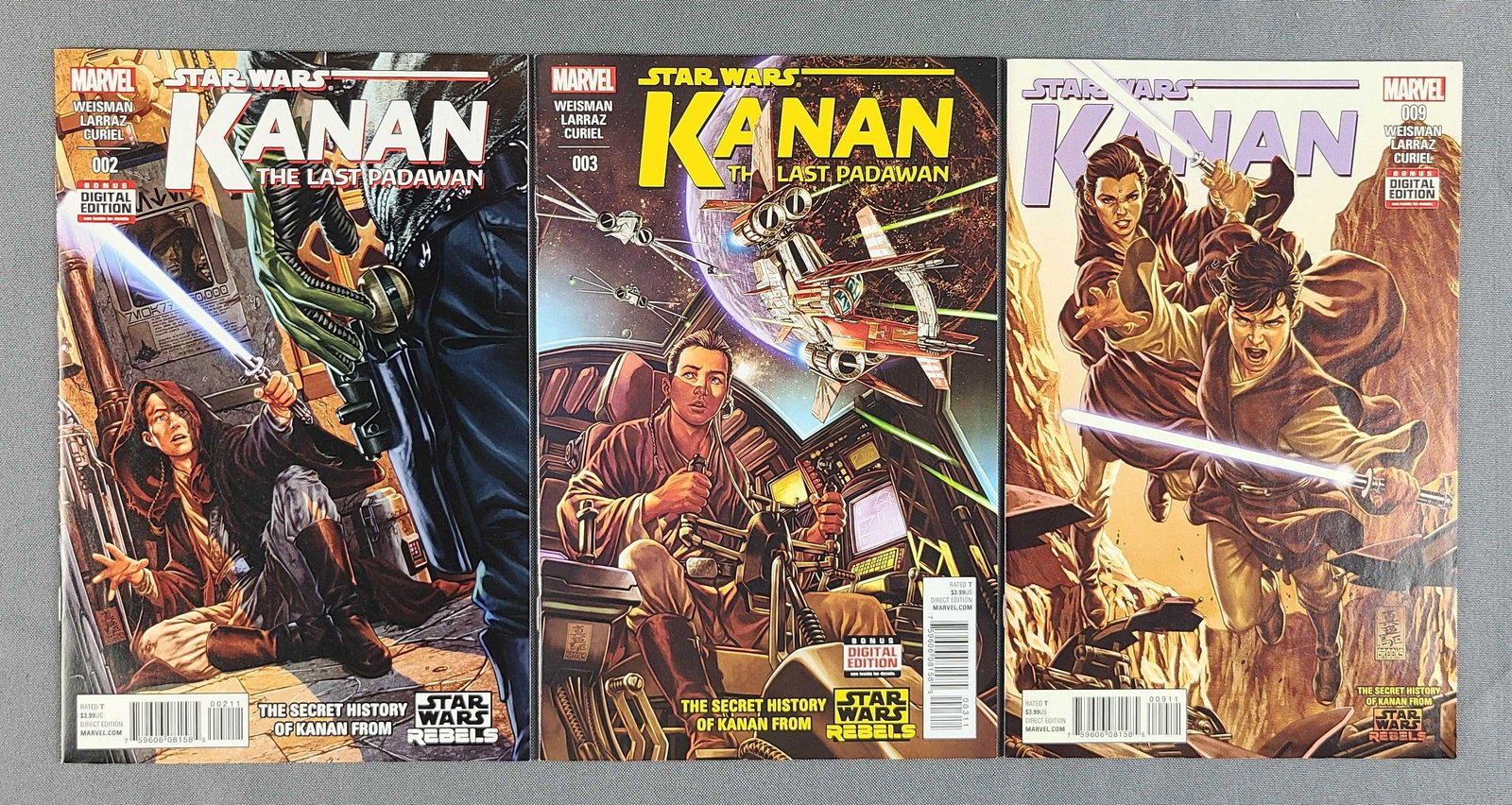 Group of 3 Marvel Comics Star Wars Kanan Comic Books (1 of 6)