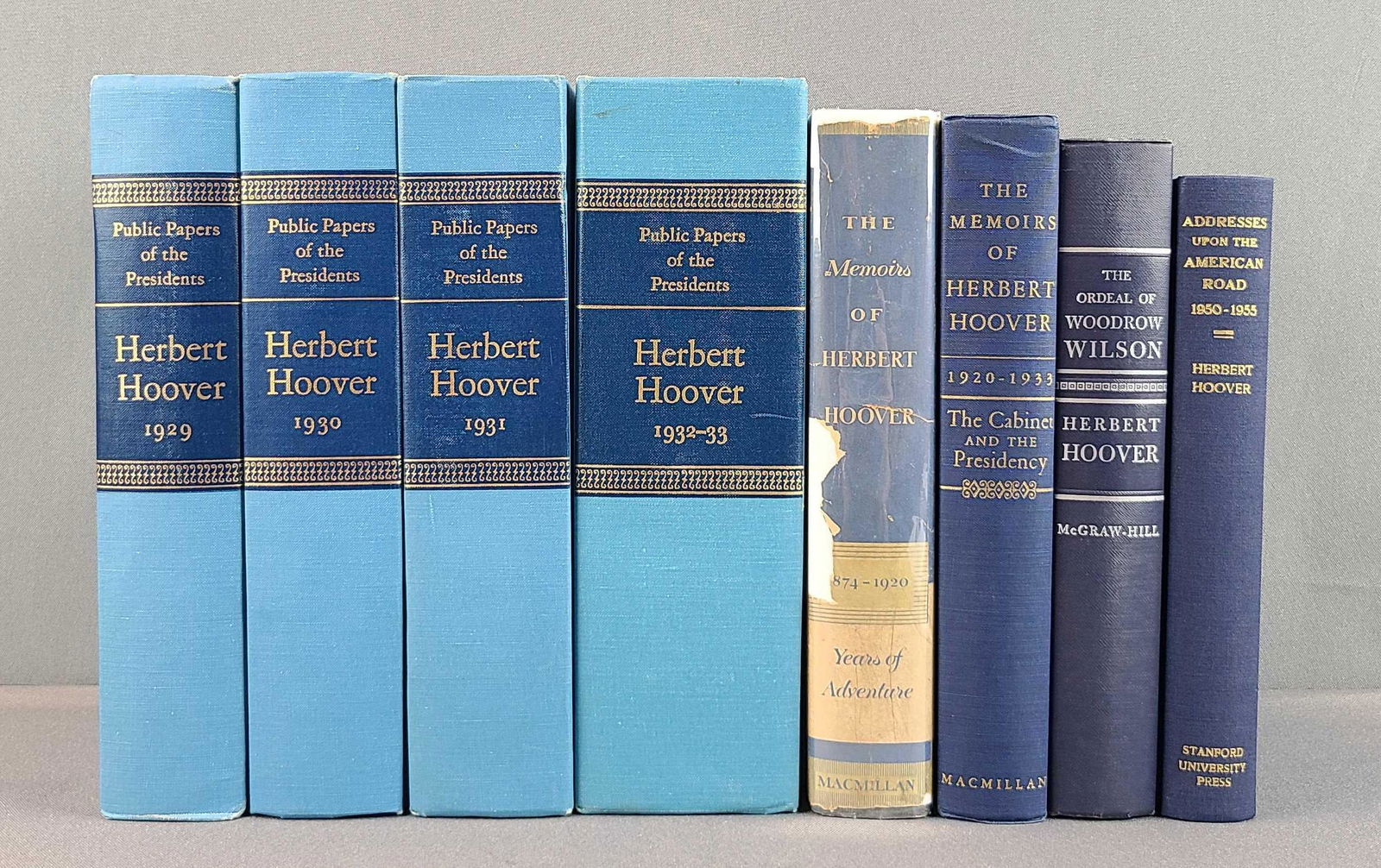 Group of President Herbert Hoover books (1 of 4)