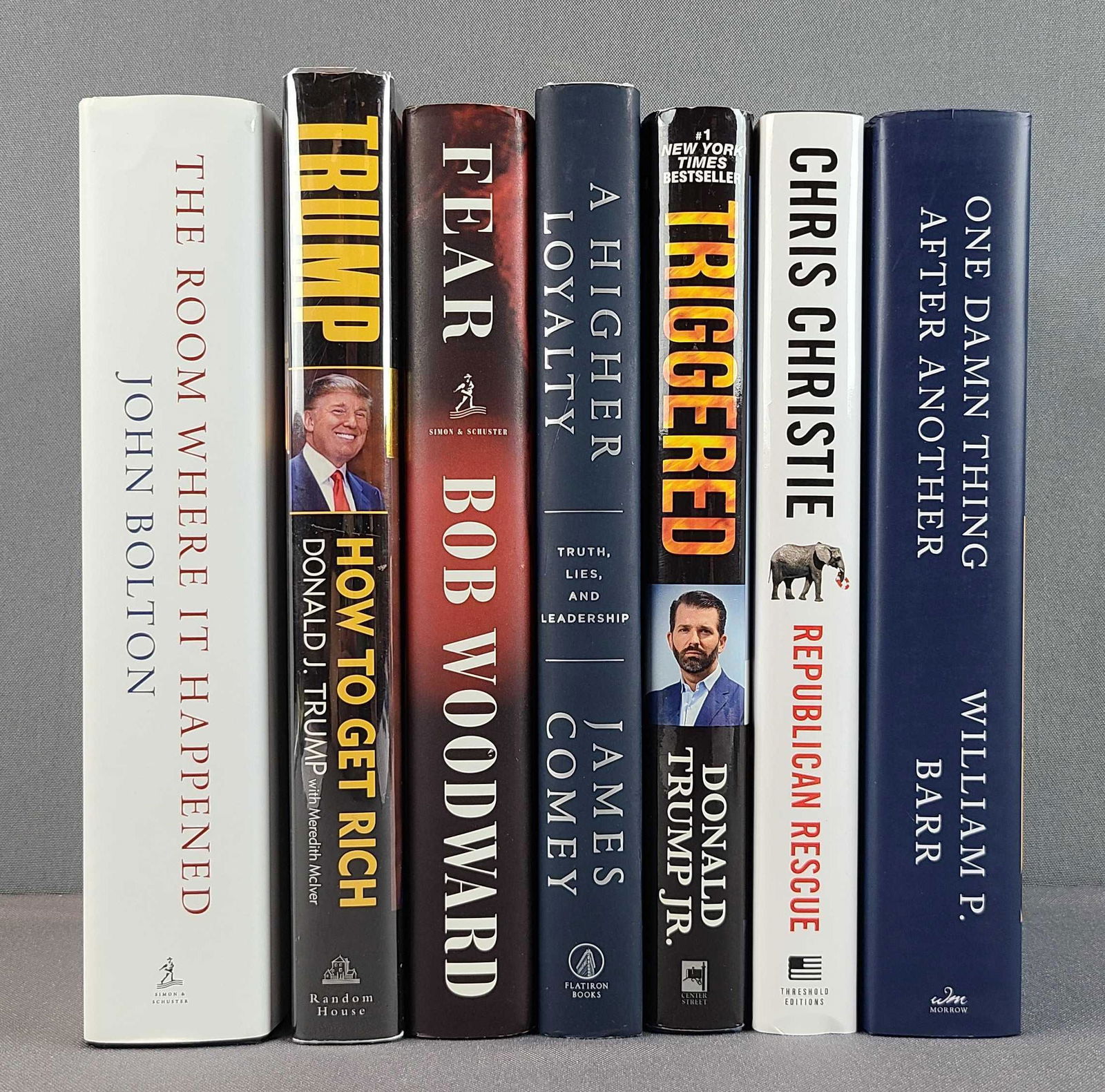 Group of 7 Books Related to Trump Administration (1 of 8)