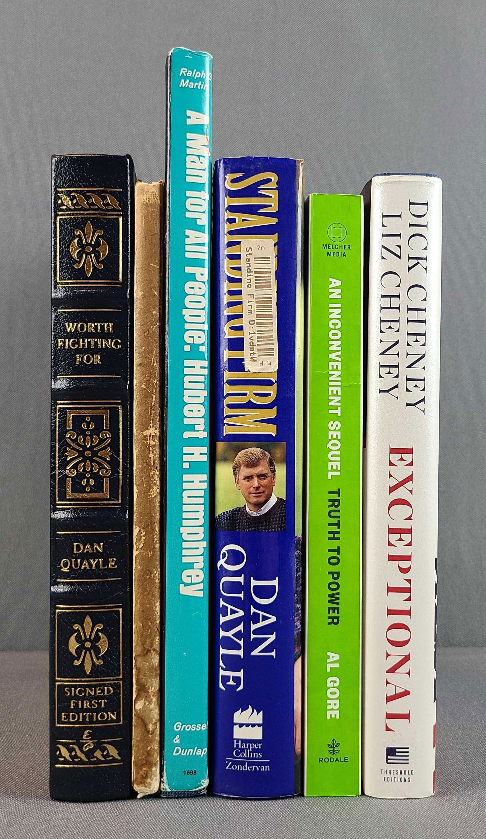 Group of 6 Signed Books by US Vice Presidents (1 of 7)