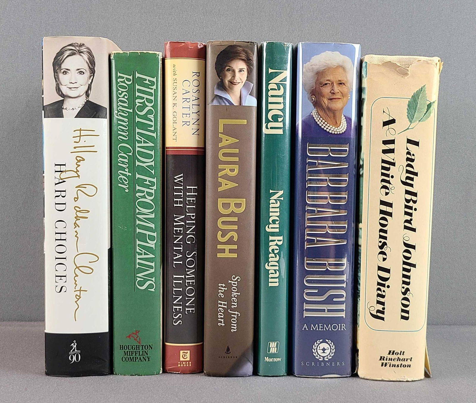 Group of 7 Signed Books By First Ladies of US (1 of 8)