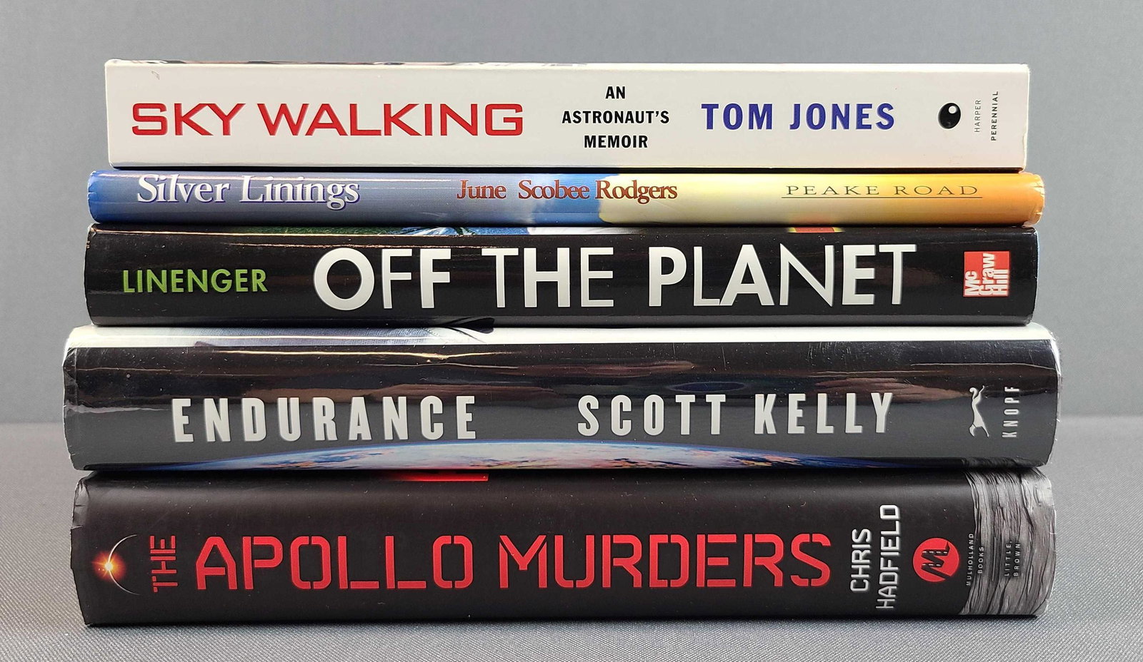 Group of 5 Signed NASA Astronaut Books (1 of 7)