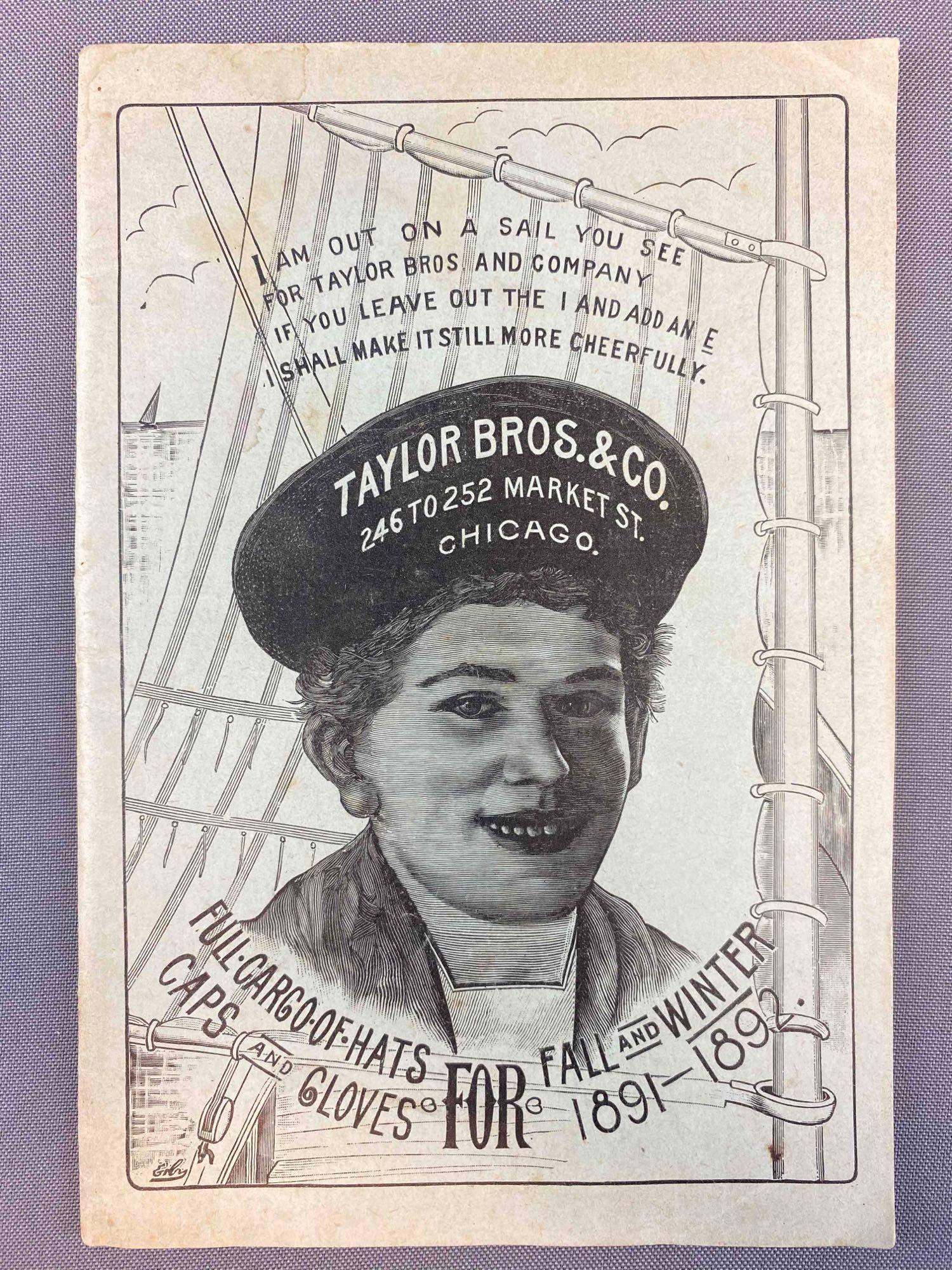 Taylor Bros. and Co. Fall and Winter Catalog (1 of 10)