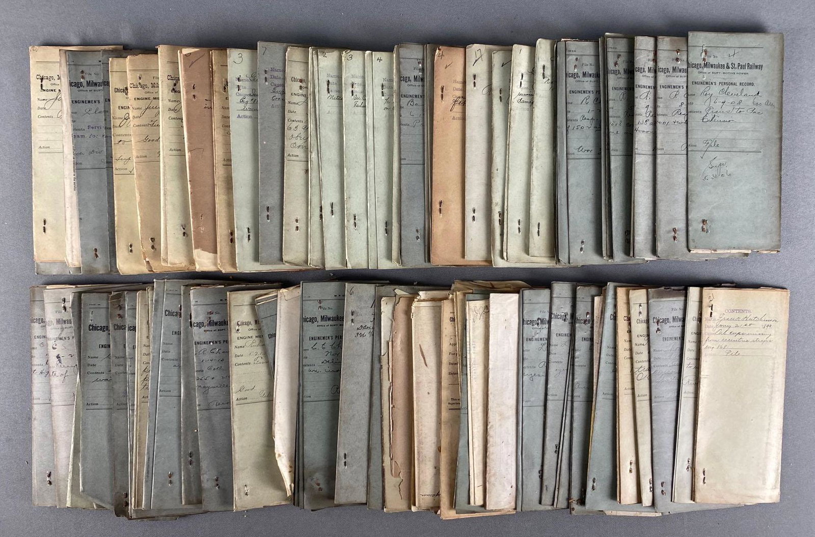 Group of 60+ Antique Enginemans Examination Papers (1 of 4)