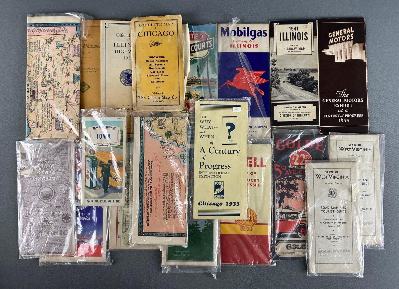 Group of 30+ Assorted Road Maps and More (1 of 2)
