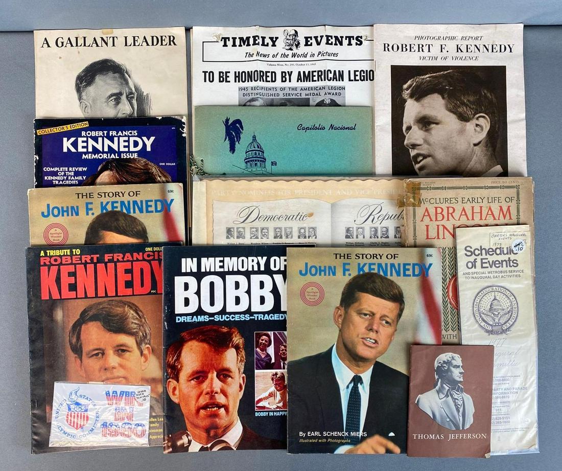 Group of 14 Assorted Political Ephemera (1 of 4)