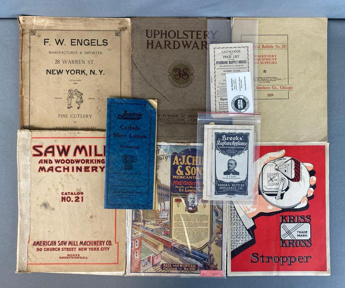 Group of 9 Hardware/Machine Catalogs and More (1 of 3)