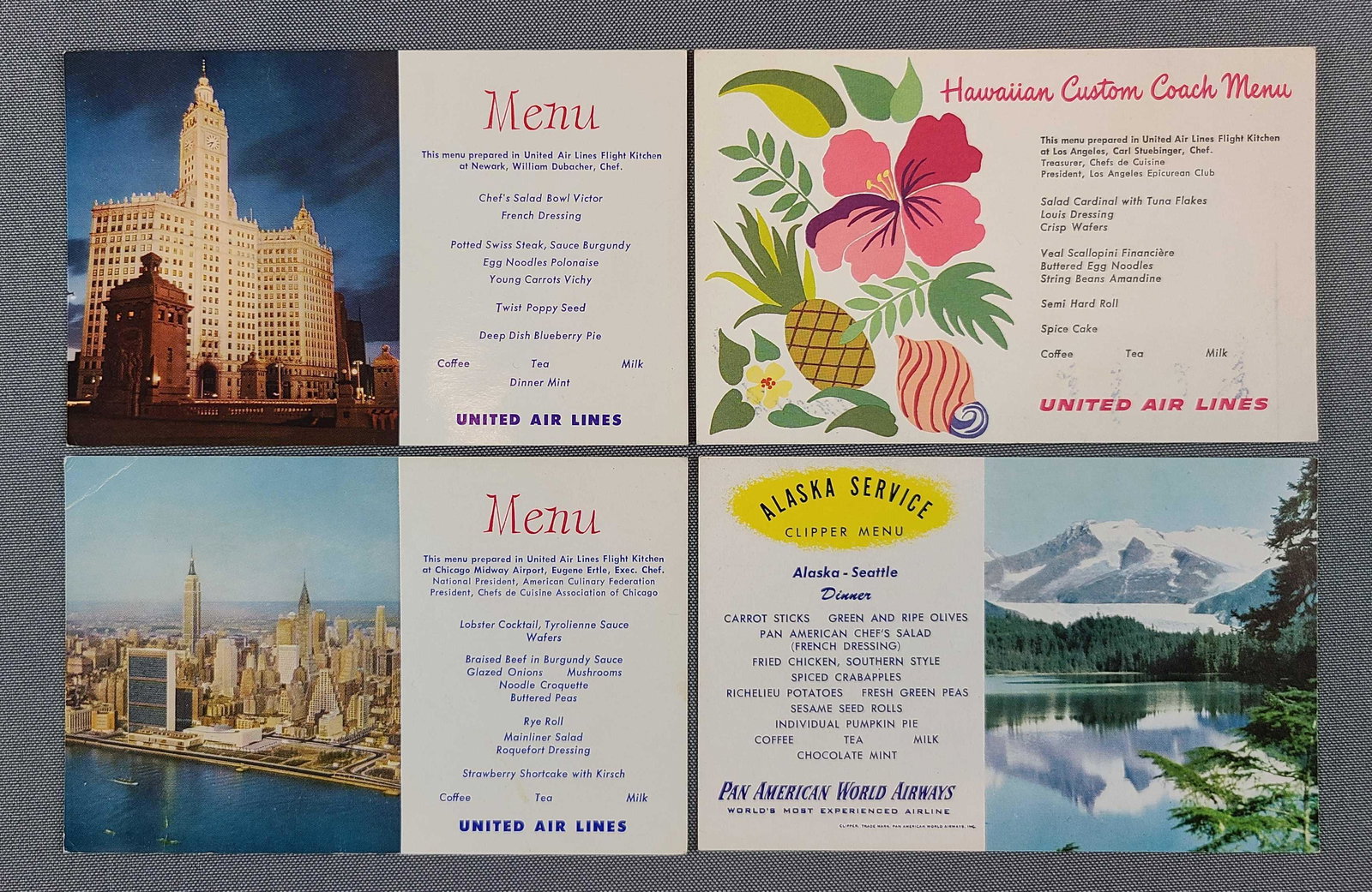 Postcards - Airline Menu (1 of 4)