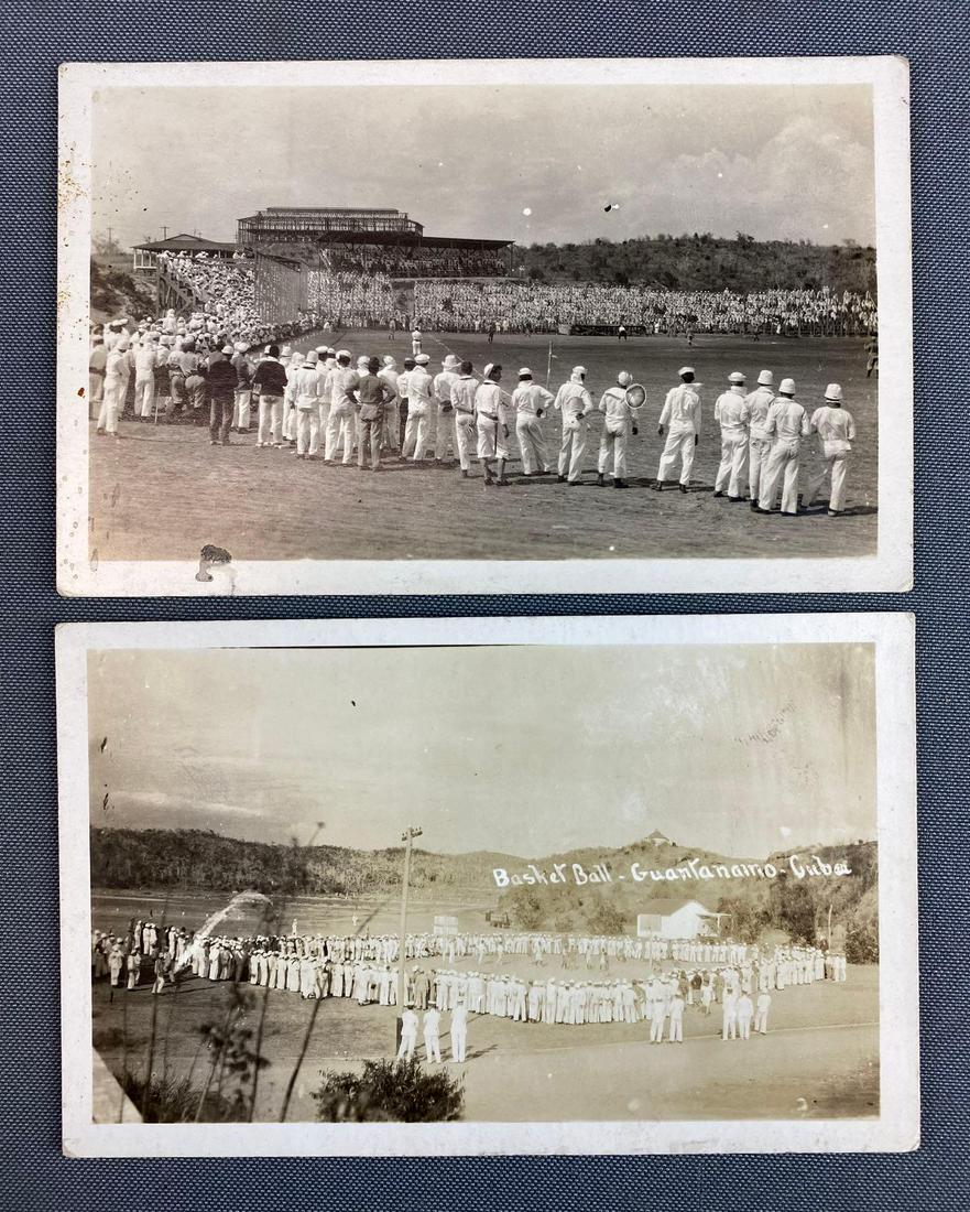 Postcards - Military Real Photo Sports Baseball Basketball (1 of 2)