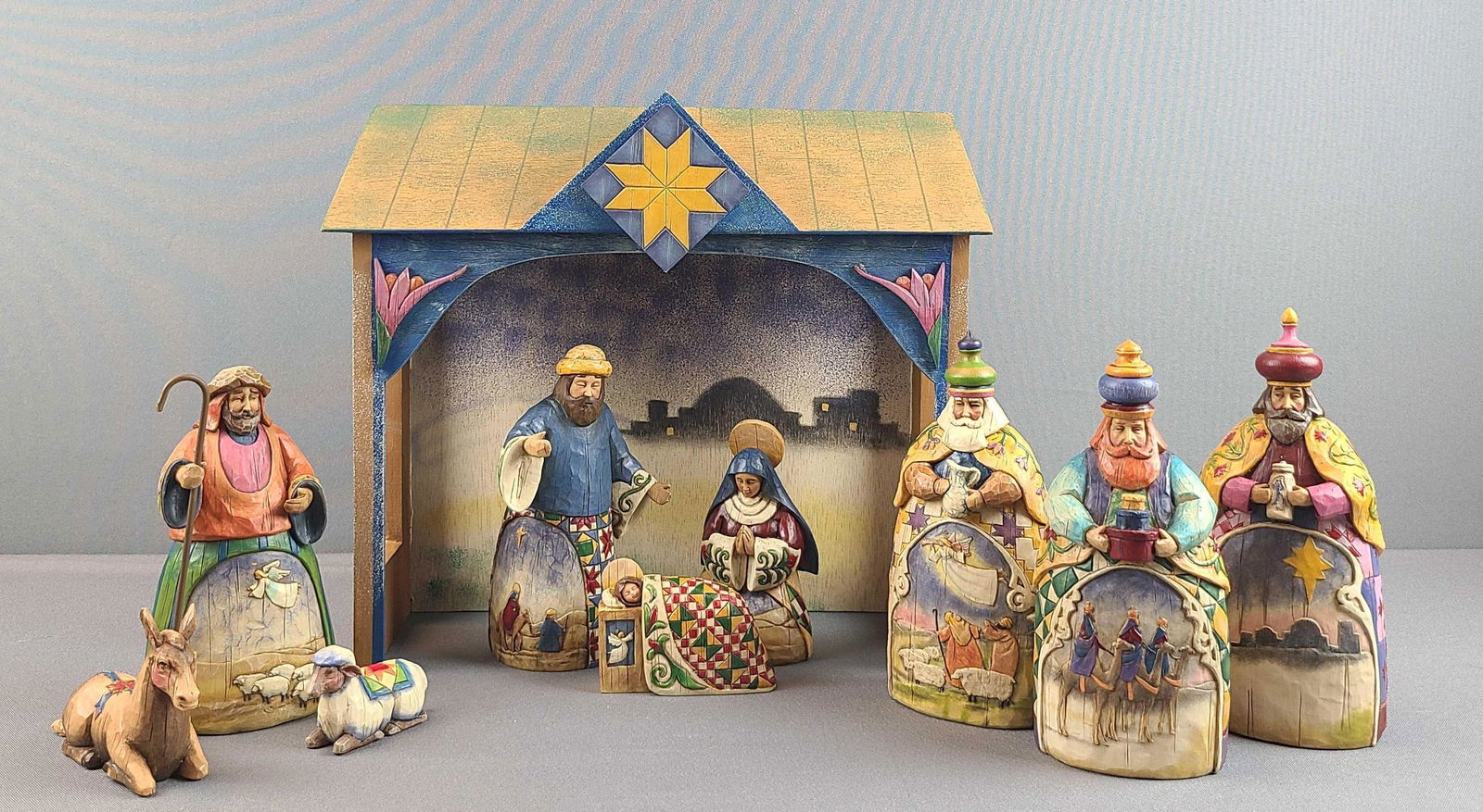 Jim Shore Nativity Set Jul 23, 2022 Matthew Bullock Auctioneers in IL