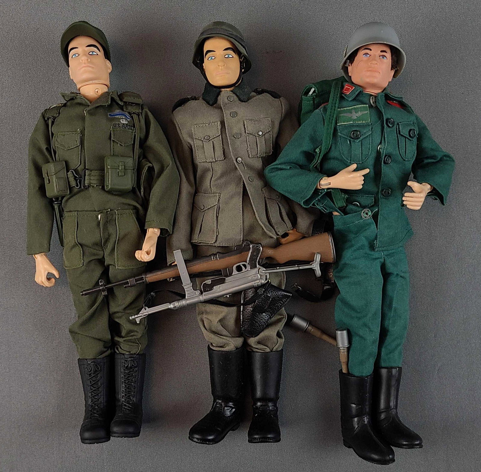 Group of 3 Cotswold and Palitoy German and US Soldier Action Figures (1 of 5)
