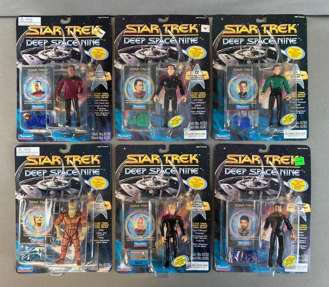 Group of 6 Playmates Star Trek Deep Space Nine Action Figures (1 of 6)
