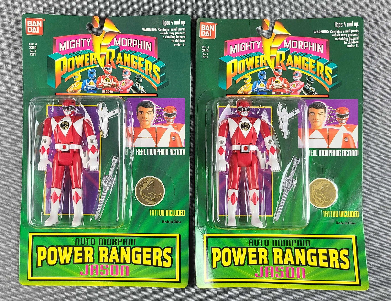 Ban Dai Mighty Morphin Power Rangers Jason Action Figures (1 of 3)