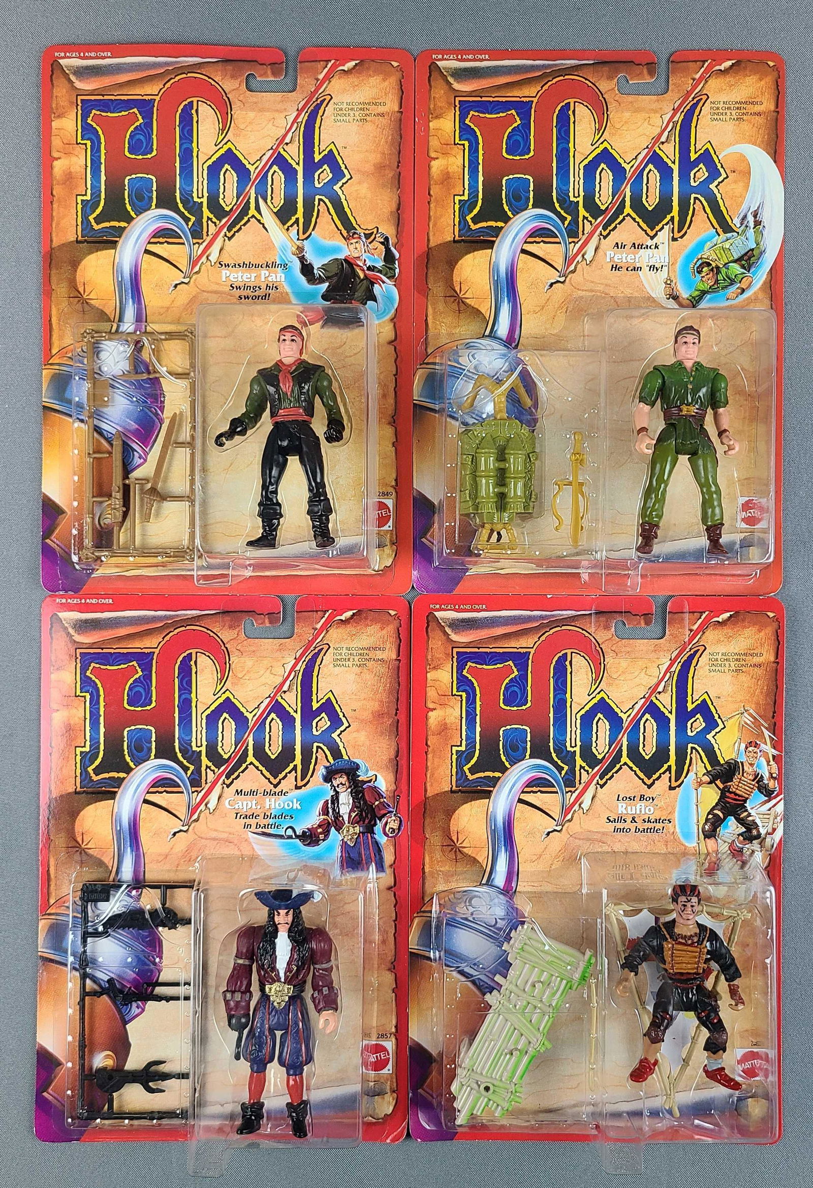 Group of 4 Mattel Hook Action Figures (1 of 4)