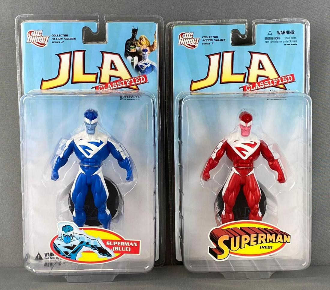 Group of 2 DC Direct JLA Classified Superman Action Figures (1 of 7)