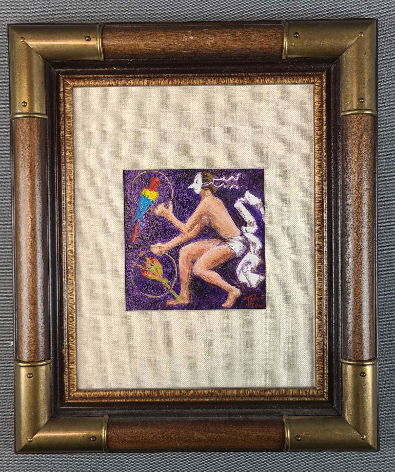 Masked Parrot Trainer by Tom Rogers (1 of 4)