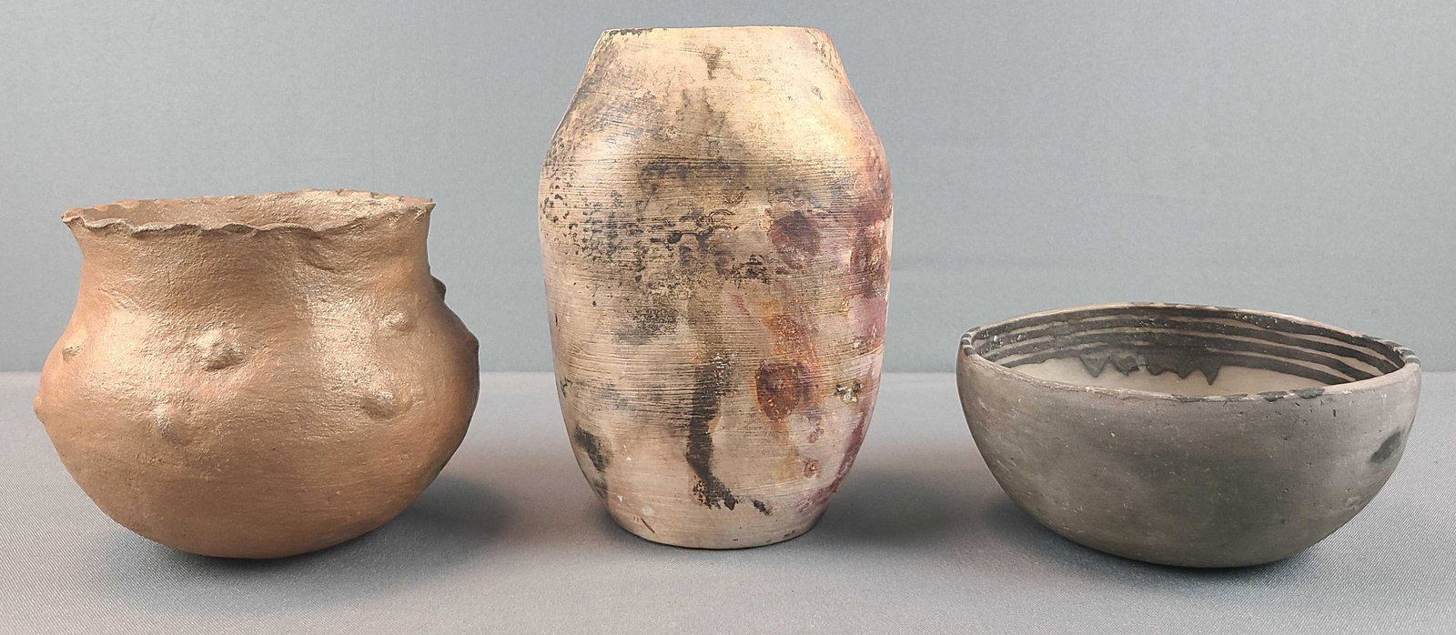 Group of 3 Pottery Vessels (1 of 10)