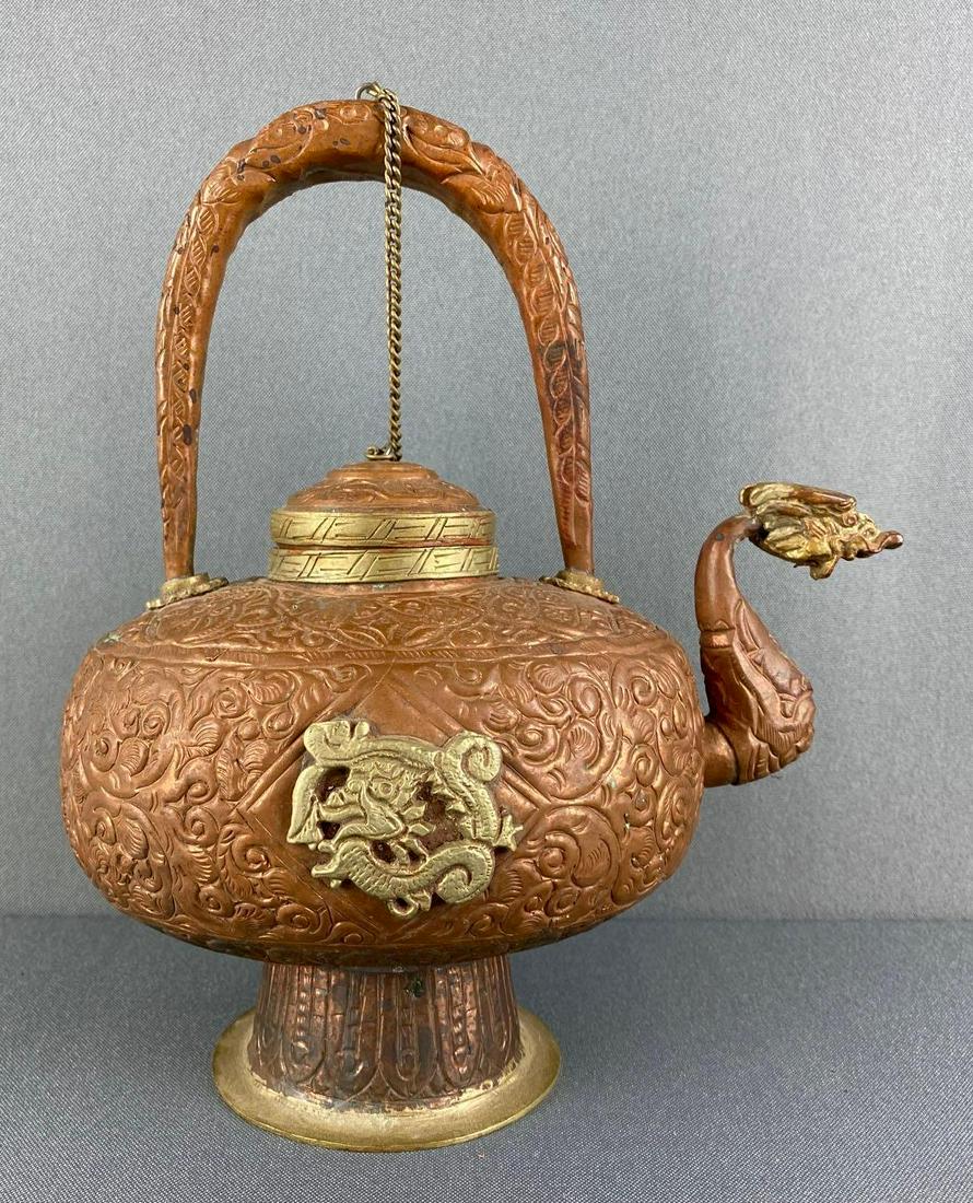 Oriental Copper Teapot (1 of 5)