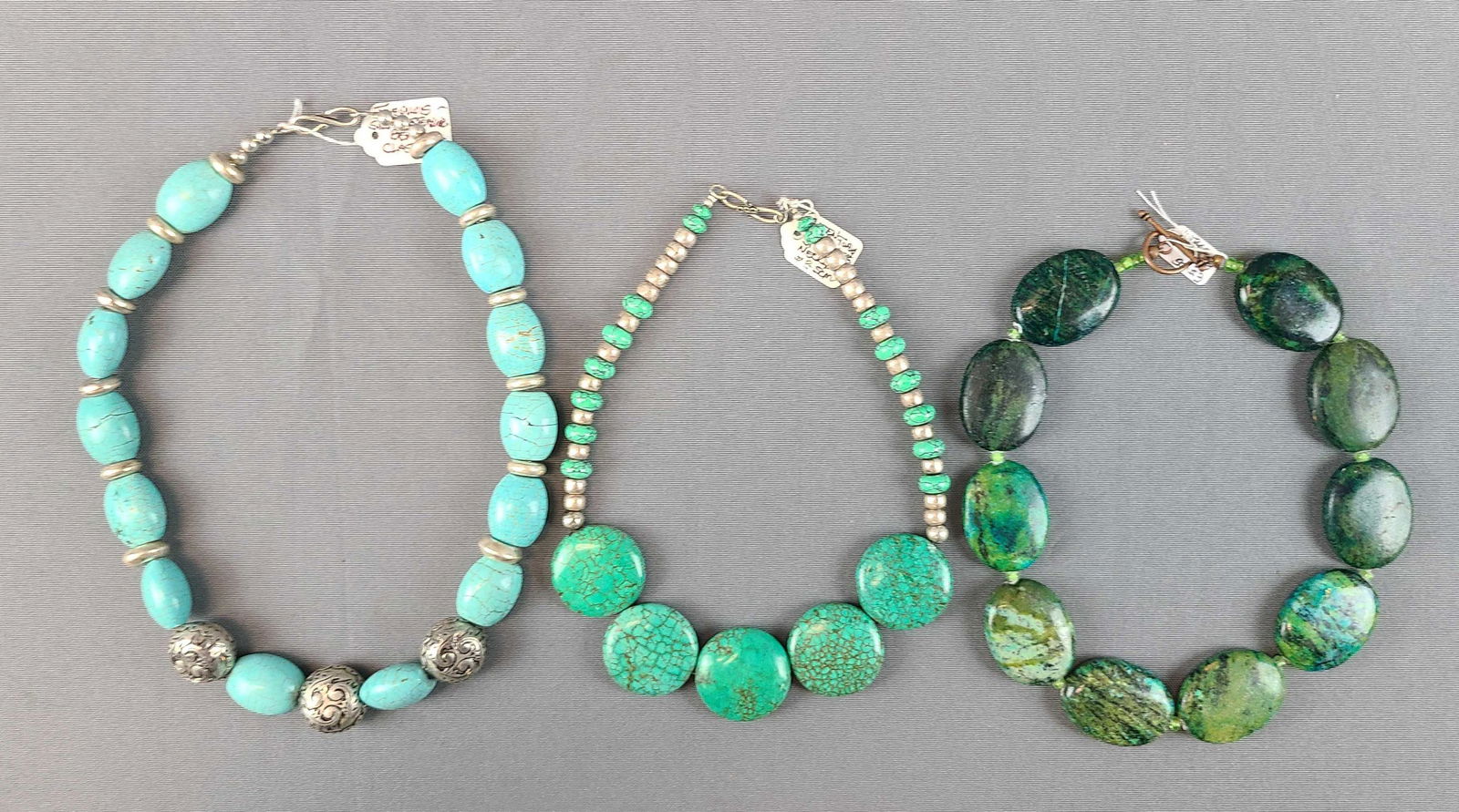 Group of 3 Turquoise Necklaces (1 of 4)