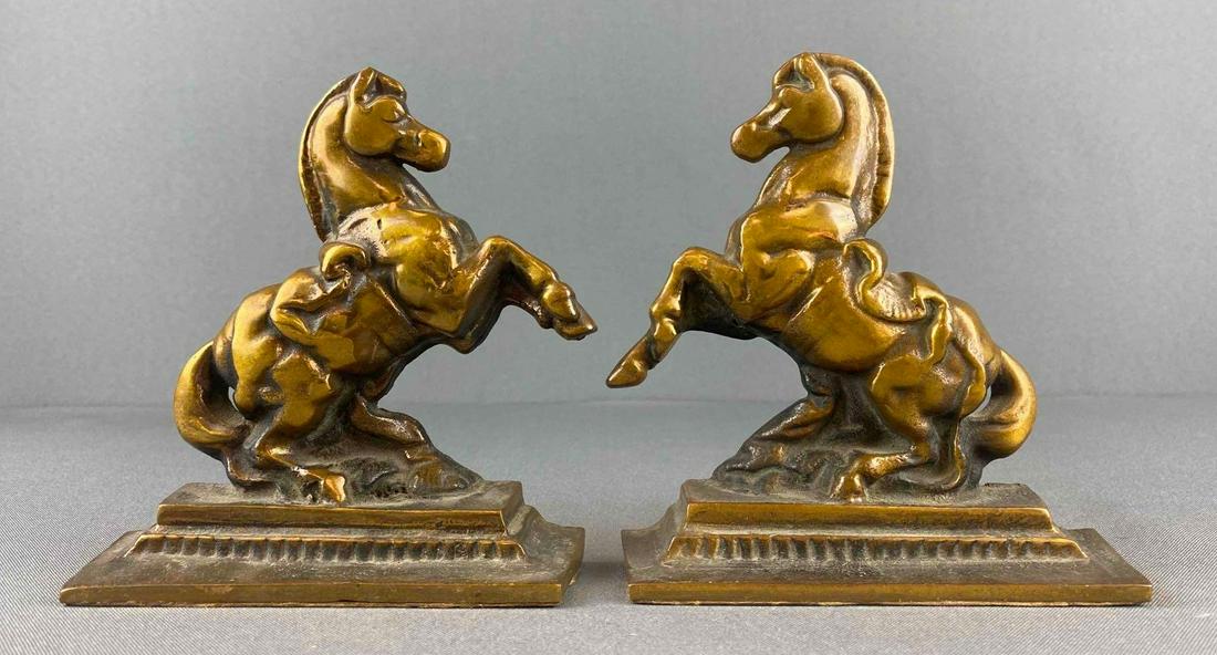 Cast Iron Horse Bookends (1 of 6)