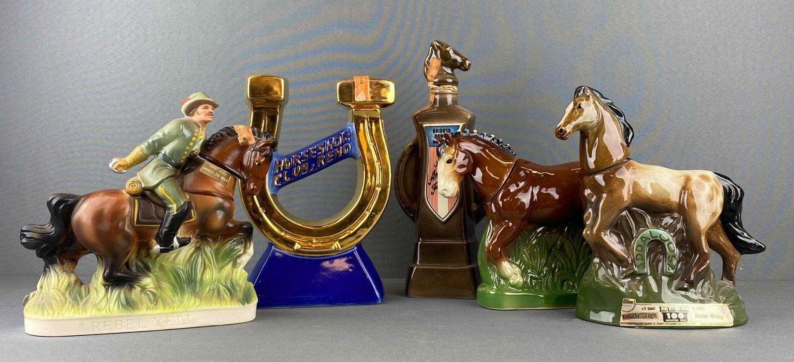 Group of 5 Horse Themed Decanters (1 of 6)