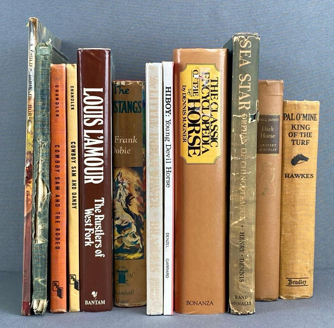 Group of 12 Assorted Horse/Western Books (1 of 5)