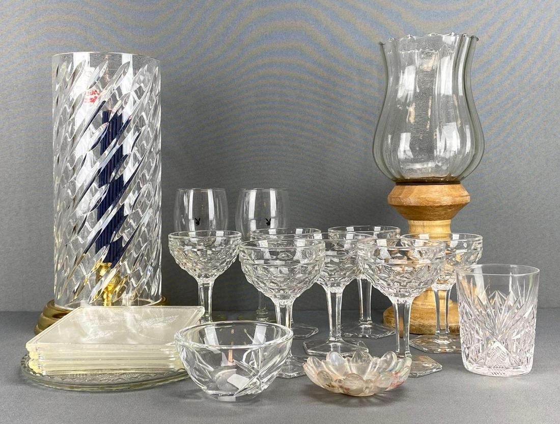 Group of 15+ Assorted Clear Glass Items (1 of 11)