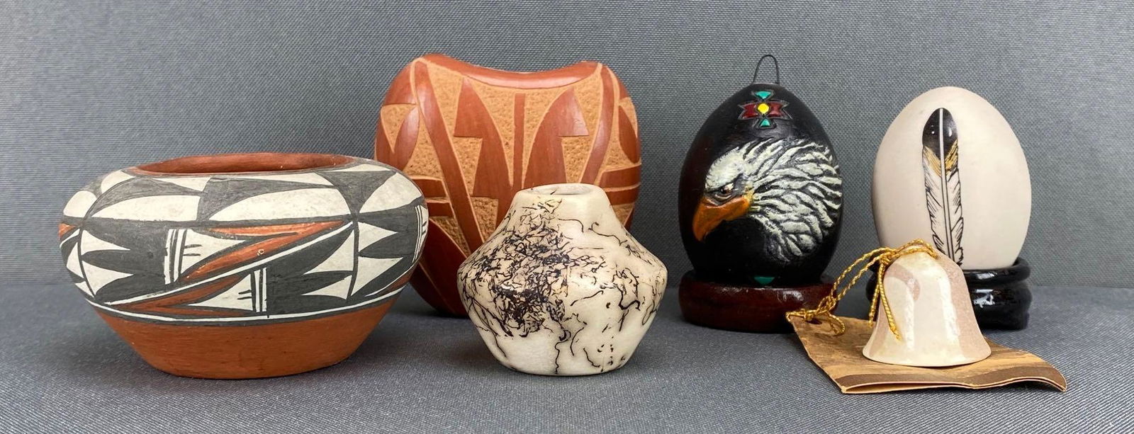 Group of 6 Assorted Painted Ceramics (1 of 13)