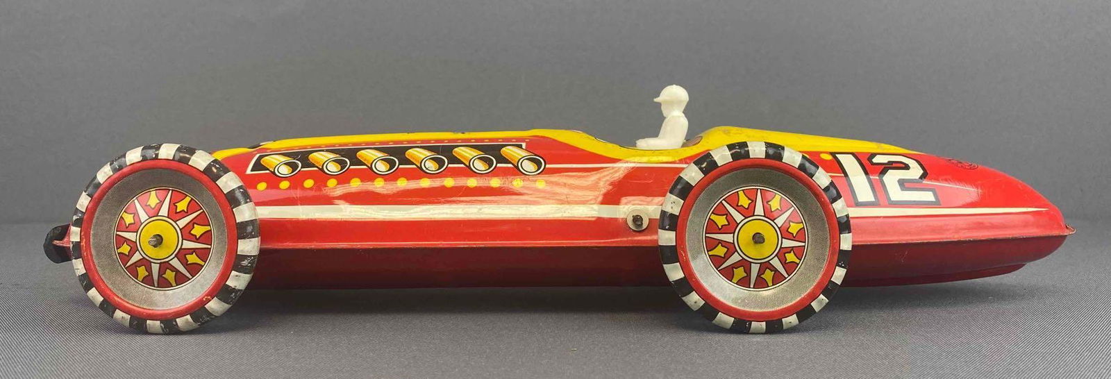 Marx Tin Litho Racing Car #12 (1 of 7)