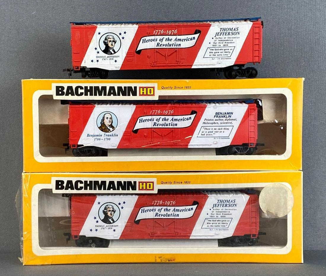 Bachman Heroes of the Revolution Box Cars (1 of 13)