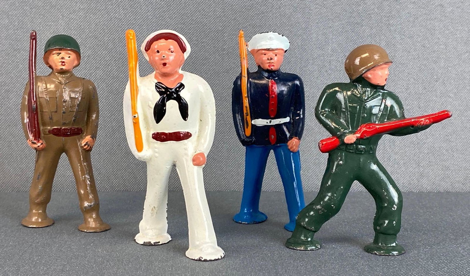 Group of 4 Assorted Barclay Military Figures (1 of 10)